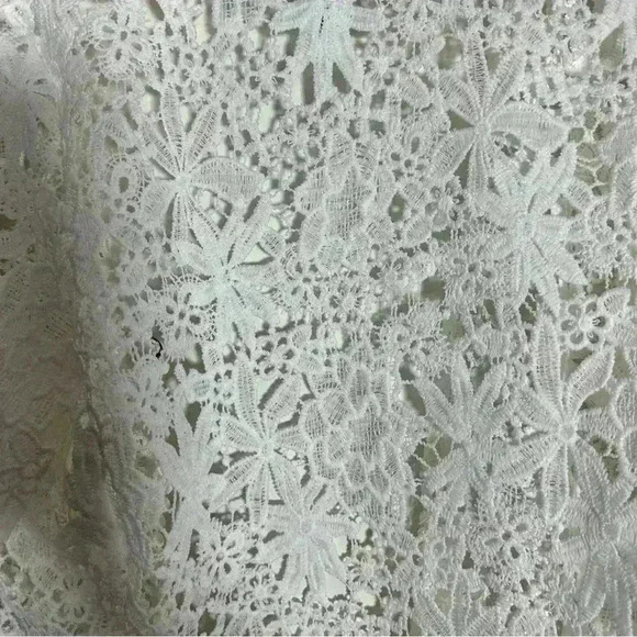 Rabbit Rabbit Rabbit White Crotchet crop Top Size‎ M office siren - Picture 9 of 14